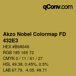 Farbcode: Akzo Nobel Colormap FD - 432E3 | qconv.com