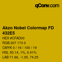 Code couleur: Akzo Nobel Colormap FD - 432E5 | qconv.com
