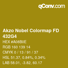 Color code: Akzo Nobel Colormap FD - 432G4 | qconv.com