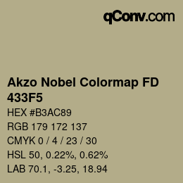 Color code: Akzo Nobel Colormap FD - 433F5 | qconv.com