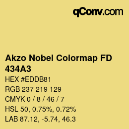 Color code: Akzo Nobel Colormap FD - 434A3 | qconv.com