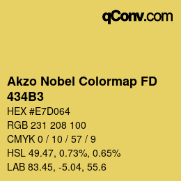 Color code: Akzo Nobel Colormap FD - 434B3 | qconv.com