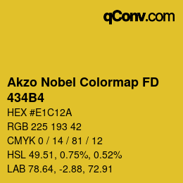 Color code: Akzo Nobel Colormap FD - 434B4 | qconv.com