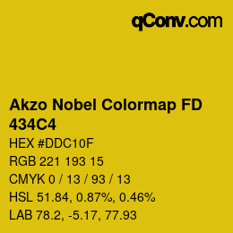 Color code: Akzo Nobel Colormap FD - 434C4 | qconv.com