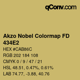 Color code: Akzo Nobel Colormap FD - 434E2 | qconv.com