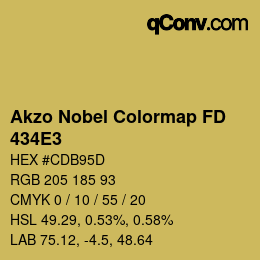Code couleur: Akzo Nobel Colormap FD - 434E3 | qconv.com