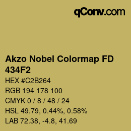 Code couleur: Akzo Nobel Colormap FD - 434F2 | qconv.com