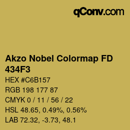 Farbcode: Akzo Nobel Colormap FD - 434F3 | qconv.com