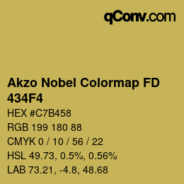 Color code: Akzo Nobel Colormap FD - 434F4 | qconv.com