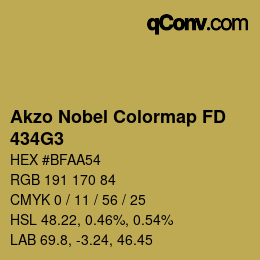 Farbcode: Akzo Nobel Colormap FD - 434G3 | qconv.com