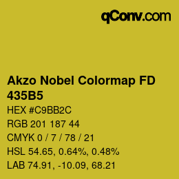 Color code: Akzo Nobel Colormap FD - 435B5 | qconv.com