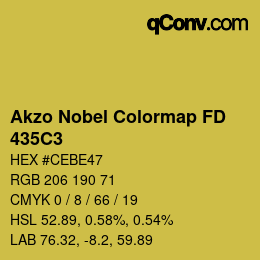 Color code: Akzo Nobel Colormap FD - 435C3 | qconv.com