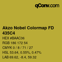 Color code: Akzo Nobel Colormap FD - 435C4 | qconv.com