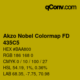 Code couleur: Akzo Nobel Colormap FD - 435C5 | qconv.com