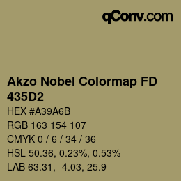 Color code: Akzo Nobel Colormap FD - 435D2 | qconv.com