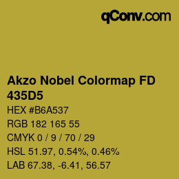 Code couleur: Akzo Nobel Colormap FD - 435D5 | qconv.com