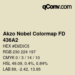Color code: Akzo Nobel Colormap FD - 436A2 | qconv.com