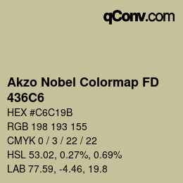 カラーコード: Akzo Nobel Colormap FD - 436C6 | qconv.com