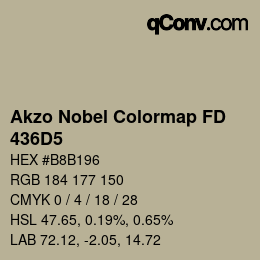 Código de color: Akzo Nobel Colormap FD - 436D5 | qconv.com