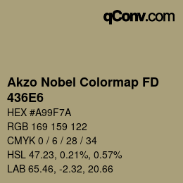 Color code: Akzo Nobel Colormap FD - 436E6 | qconv.com
