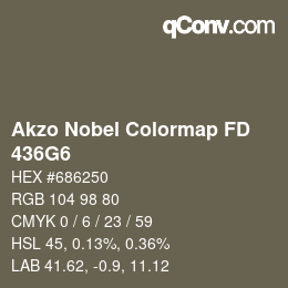 Color code: Akzo Nobel Colormap FD - 436G6 | qconv.com