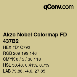 Color code: Akzo Nobel Colormap FD - 437B2 | qconv.com