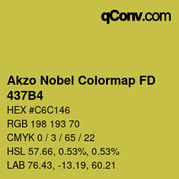 カラーコード: Akzo Nobel Colormap FD - 437B4 | qconv.com