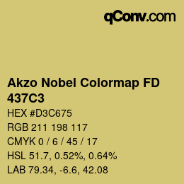 Farbcode: Akzo Nobel Colormap FD - 437C3 | qconv.com