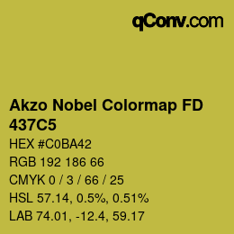 Color code: Akzo Nobel Colormap FD - 437C5 | qconv.com