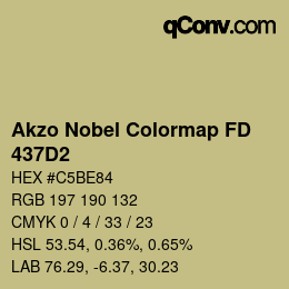 Color code: Akzo Nobel Colormap FD - 437D2 | qconv.com