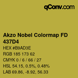 Color code: Akzo Nobel Colormap FD - 437D4 | qconv.com