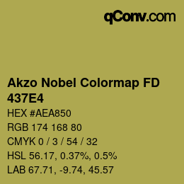 Color code: Akzo Nobel Colormap FD - 437E4 | qconv.com