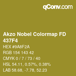 Code couleur: Akzo Nobel Colormap FD - 437F4 | qconv.com