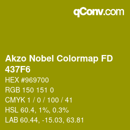 Color code: Akzo Nobel Colormap FD - 437F6 | qconv.com