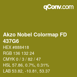 Color code: Akzo Nobel Colormap FD - 437G6 | qconv.com