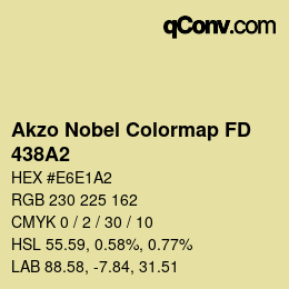 Color code: Akzo Nobel Colormap FD - 438A2 | qconv.com