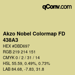 Color code: Akzo Nobel Colormap FD - 438A3 | qconv.com