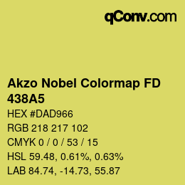 Color code: Akzo Nobel Colormap FD - 438A5 | qconv.com