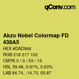 Code couleur: Akzo Nobel Colormap FD - 438A5 | qconv.com