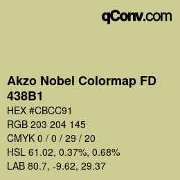 Color code: Akzo Nobel Colormap FD - 438B1 | qconv.com