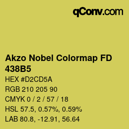 Color code: Akzo Nobel Colormap FD - 438B5 | qconv.com