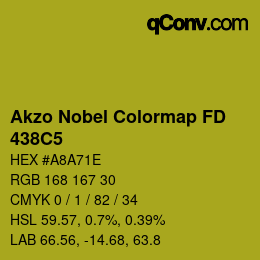 Farbcode: Akzo Nobel Colormap FD - 438C5 | qconv.com