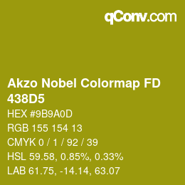 Código de color: Akzo Nobel Colormap FD - 438D5 | qconv.com