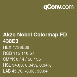 カラーコード: Akzo Nobel Colormap FD - 438E3 | qconv.com