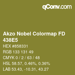 Code couleur: Akzo Nobel Colormap FD - 438E5 | qconv.com