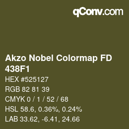 Color code: Akzo Nobel Colormap FD - 438F1 | qconv.com