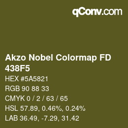 カラーコード: Akzo Nobel Colormap FD - 438F5 | qconv.com