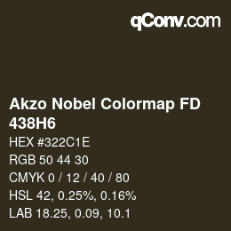 Farbcode: Akzo Nobel Colormap FD - 438H6 | qconv.com