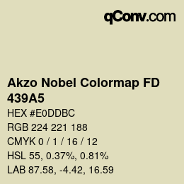 カラーコード: Akzo Nobel Colormap FD - 439A5 | qconv.com