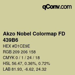 Color code: Akzo Nobel Colormap FD - 439B6 | qconv.com